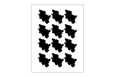 Stickerbogen Länderumriss Schleswig-Holstein