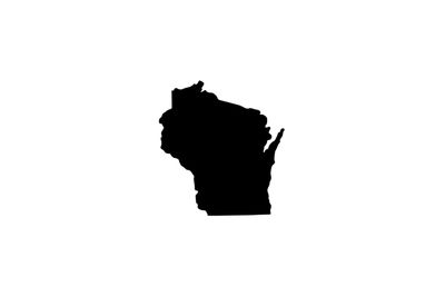 Umriss Wisconsin Magnet