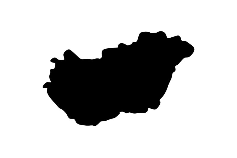 Umriss Ungarn Magnet Umriss Ungarn Magnet