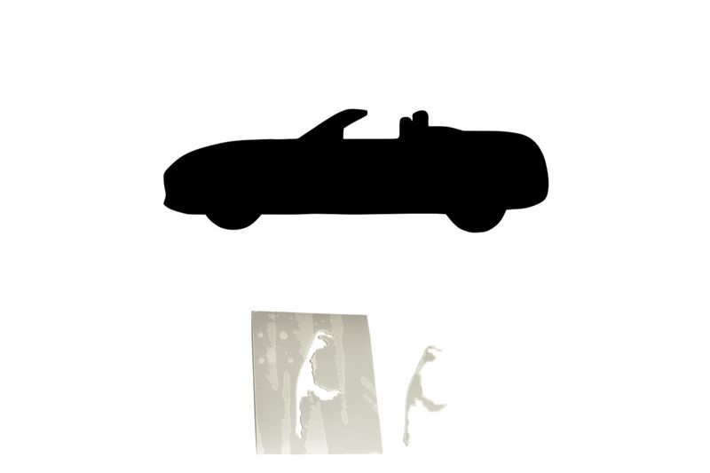 Schablonenfolie Cabrio