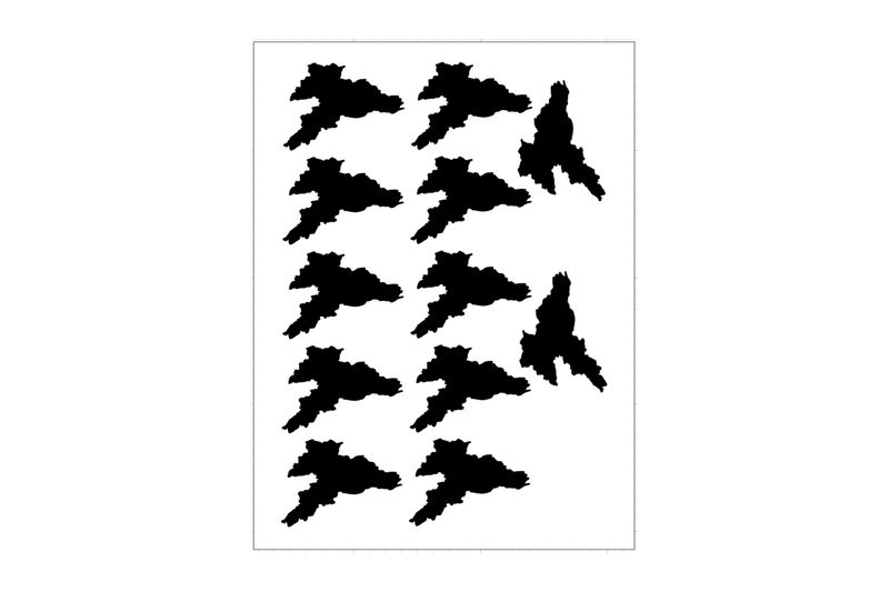 Stickerbogen schweizer Kanton Jura Stickerbogen schweizer Kanton Jura