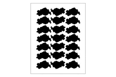 Stickerbogen Länderumriss Mecklenburg-Vorpommern