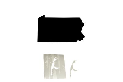 Schablonenfolie Pennsylvania