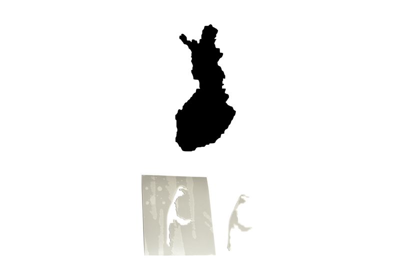 Schablonenfolie Finnland