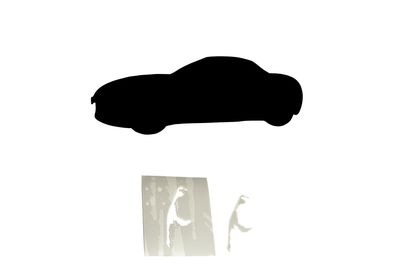 Schablonenfolie Auto