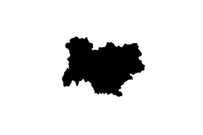 Umriss Auvergne-Rhone-Alpes Magnet