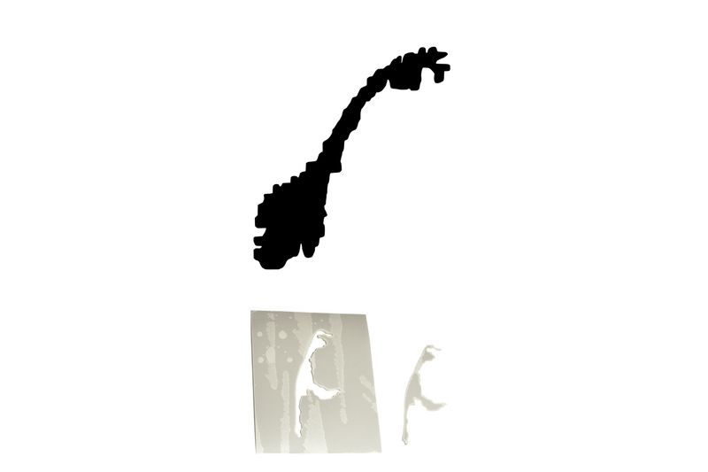 Schablonenfolie Norwegen