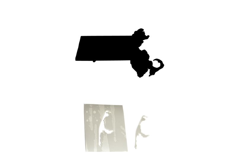 Schablonenfolie Massachusets