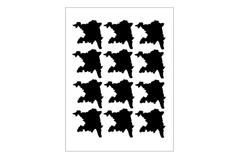 Stickerbogen schweizer Kanton Aargau Stickerbogen schweizer Kanton Aargau