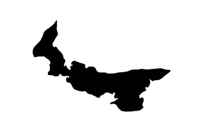 Umriss Prince Edward Island Magnet