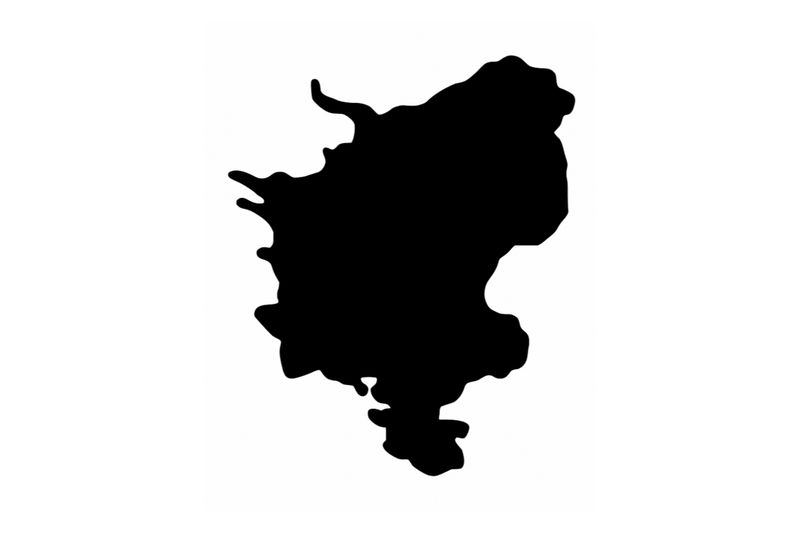 Umriss Seeland Dänemark Magnet