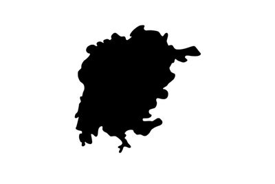 Umriss Victoriasee Magnet