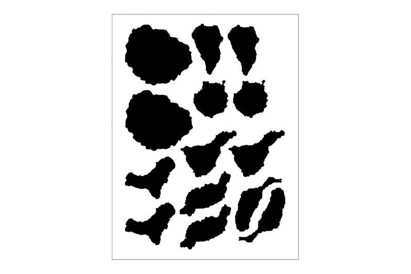 Stickerbogen Kanarische Inseln