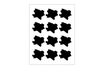 Stickerbogen Länderumriss Niederösterreich
