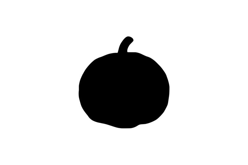 Umriss Kürbis Magnet