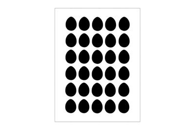 Stickerbogen Ei