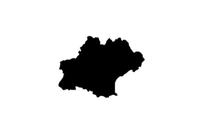 Umriss Okzitanien Magnet