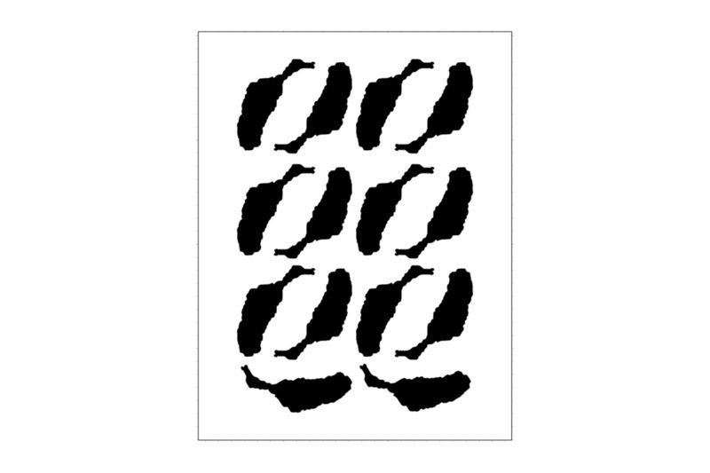 Stickerbogen Länderumriss Fuerteventura