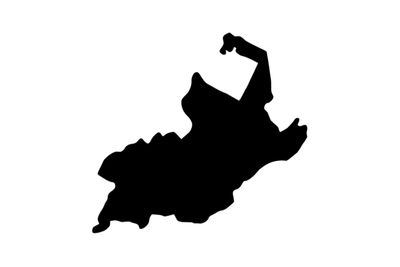 Umriss Kanton Genf Magnet