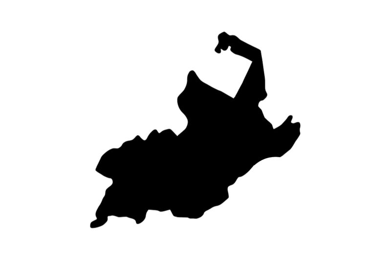 Umriss Kanton Genf Magnet Umriss Kanton Genf Magnet