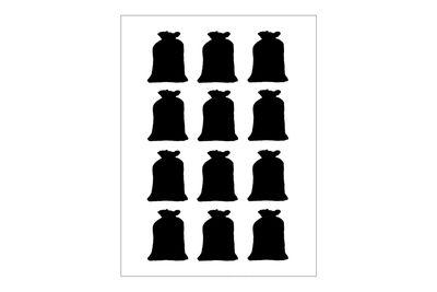 Stickerbogen Nikolaussack