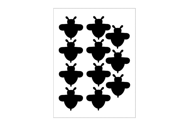 Stickerbogen Biene