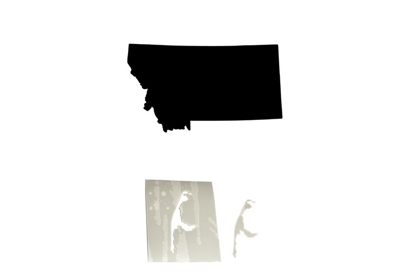 Schablonenfolie Montana