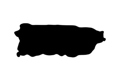 Umriss Puerto Rico Magnet