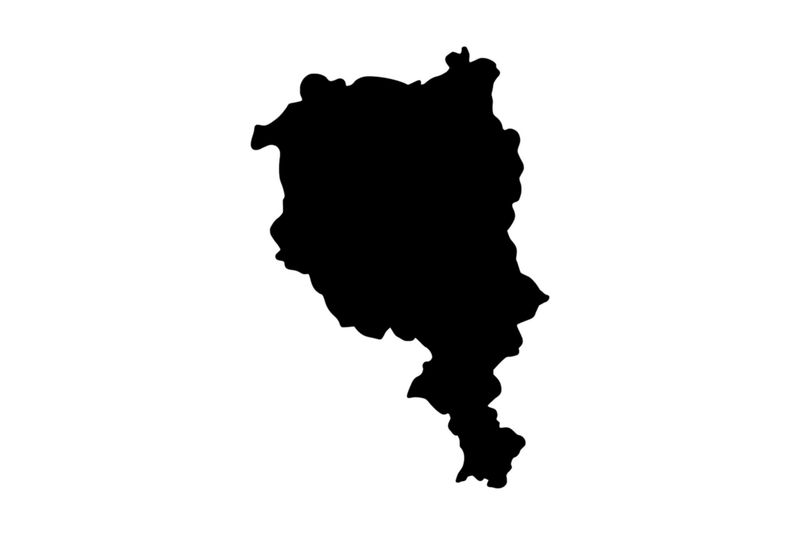 Umriss Kanton Tessin Magnet Umriss Kanton Tessin Magnet