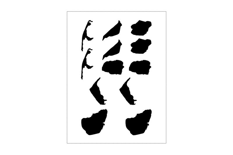 Stickerbogen Nordfriesische Inseln