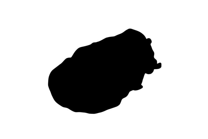 Umriss Steinhuder Meer Magnet Umriss Steinhuder Meer Magnet