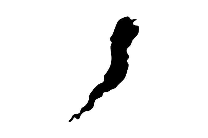 Umriss Idrosee Magnet Umriss Idrosee Magnet