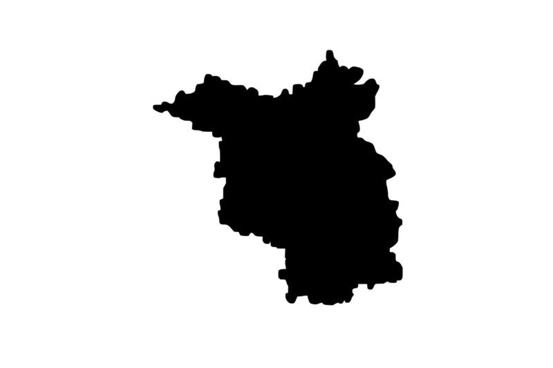 Umriss Brandenburg Magnet