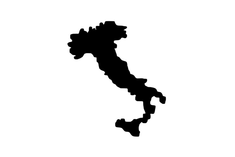 Umriss Italien Magnet
