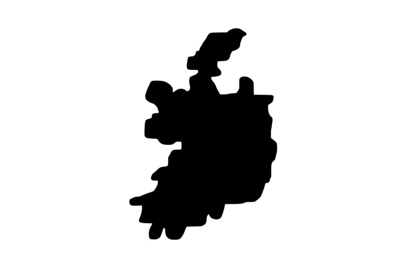 Umriss Irland Magnet