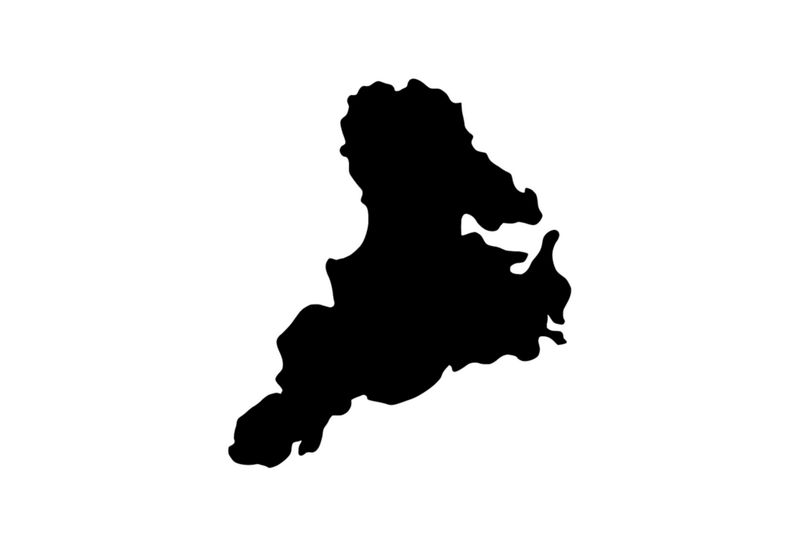 Umriss Stewart Island Magnet