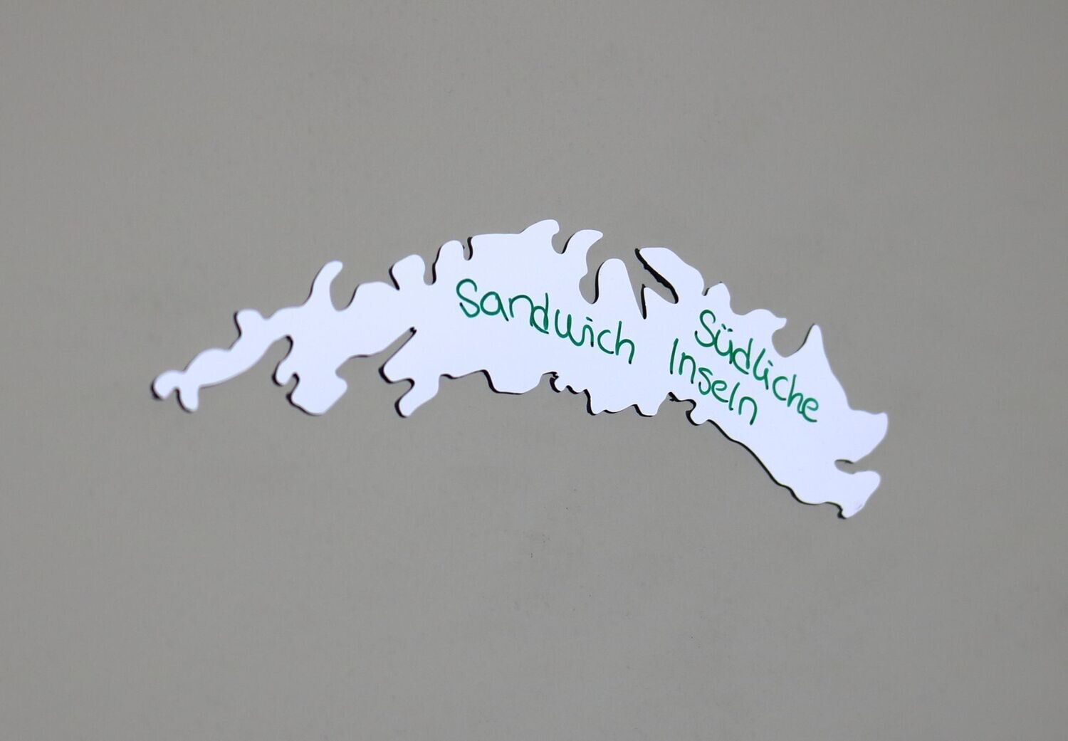 Umriss Südliche Sandwich Inseln Magnet Umriss Südliche Sandwich Inseln Magnet