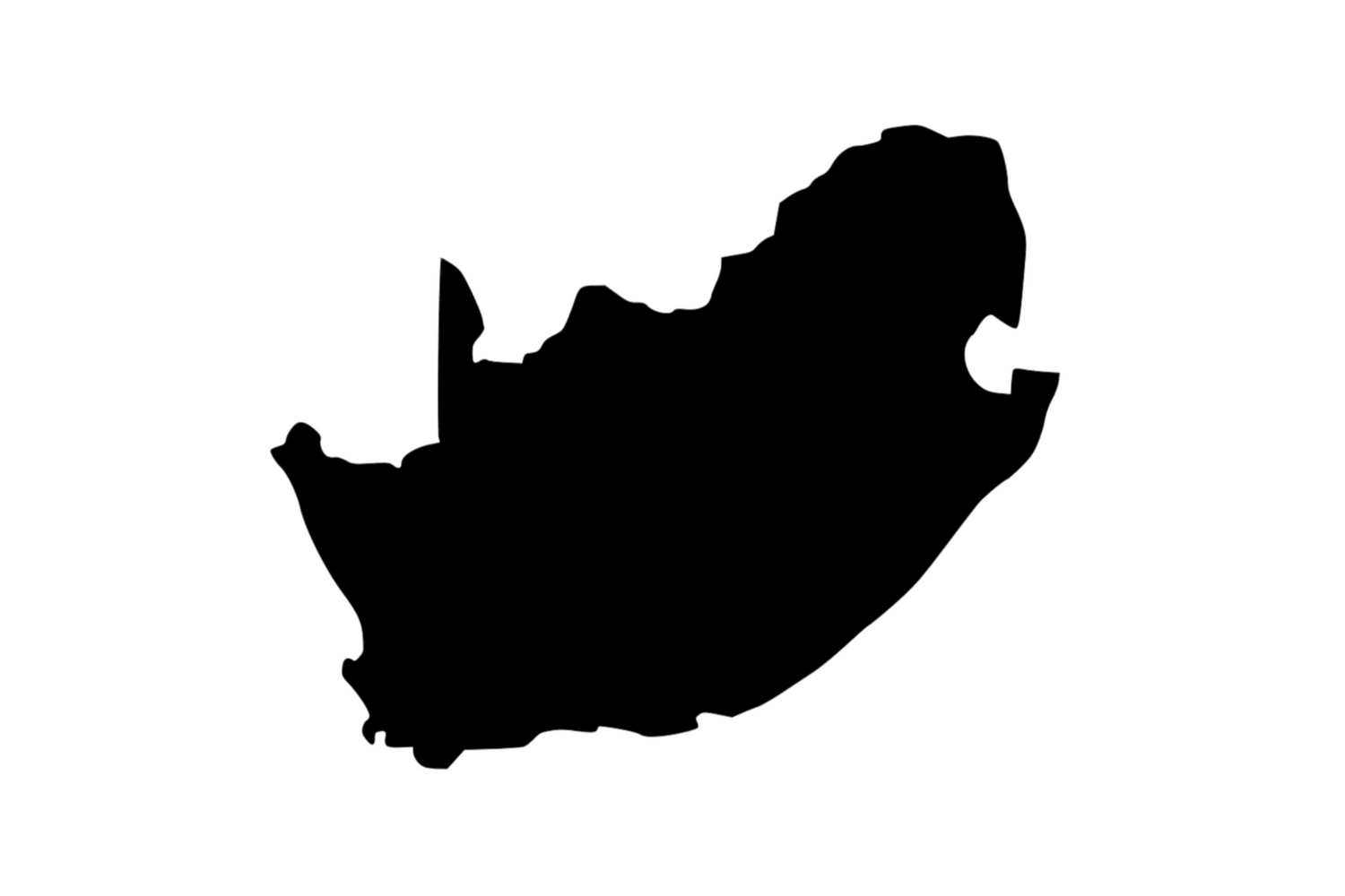 Umriss Südafrika Magnet Umriss Südafrika Magnet