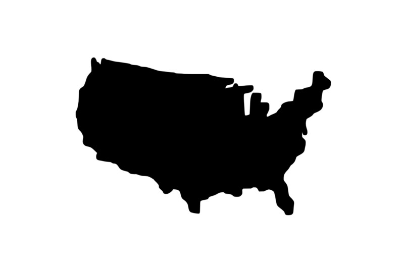 Umriss USA Magnet Umriss USA Magnet