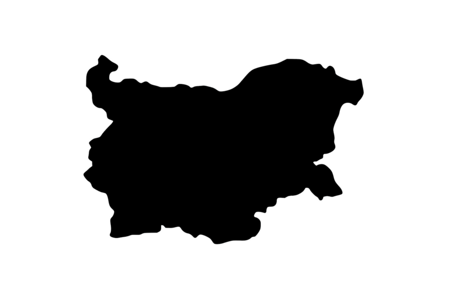 Umriss Bulgarien Magnet Umriss Bulgarien Magnet