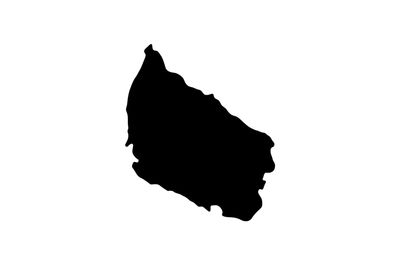 Umriss Bornholm Magnet
