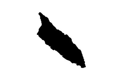 Umriss Aruba Magnet