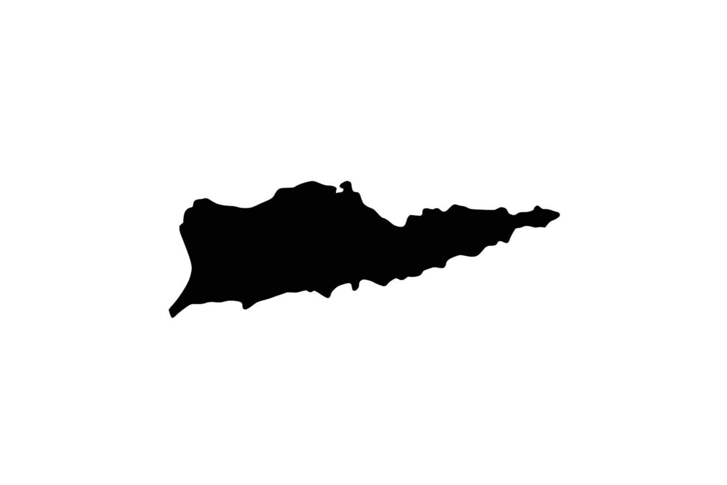Umriss Saint Croix Magnet Umriss Saint Croix Magnet