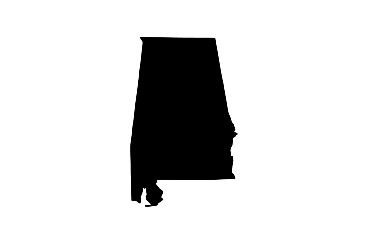 Umriss Alabama Magnet Umriss Alabama Magnet
