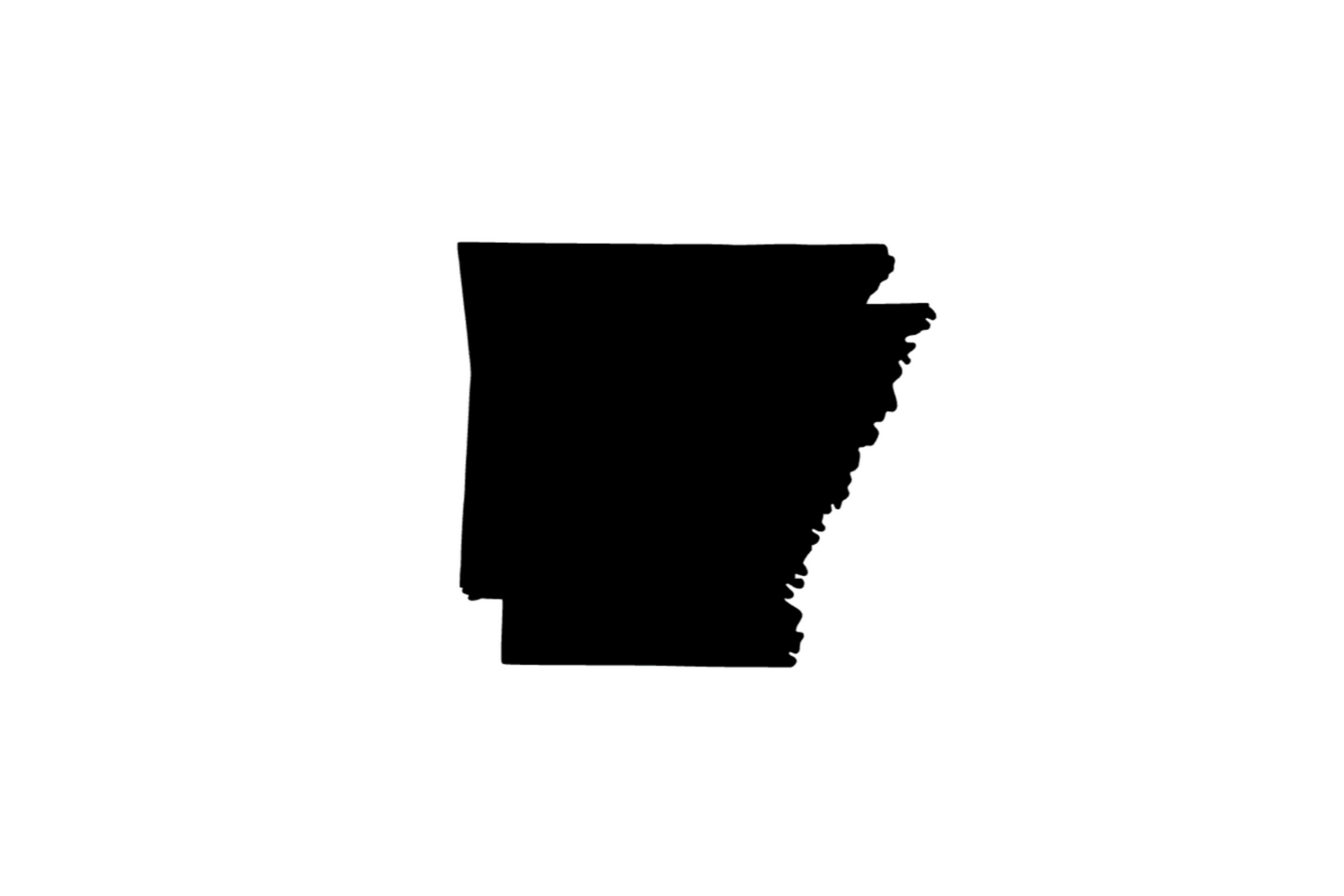 Umriss Arkansas Magnet Umriss Arkansas Magnet