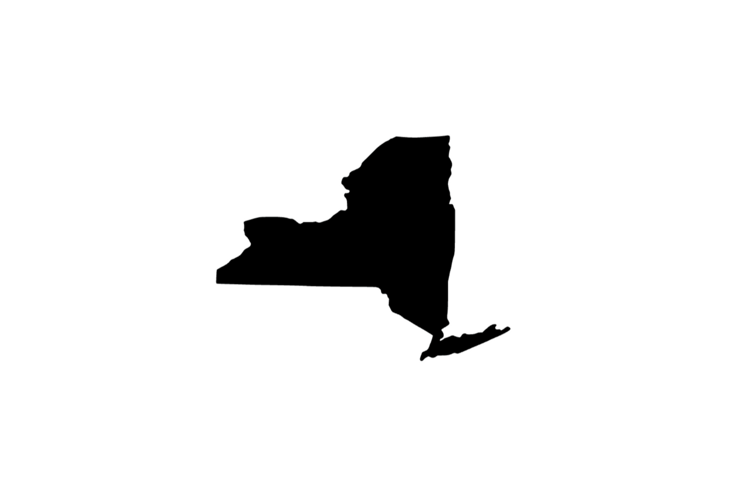 Umriss New York Magnet Umriss New York Magnet