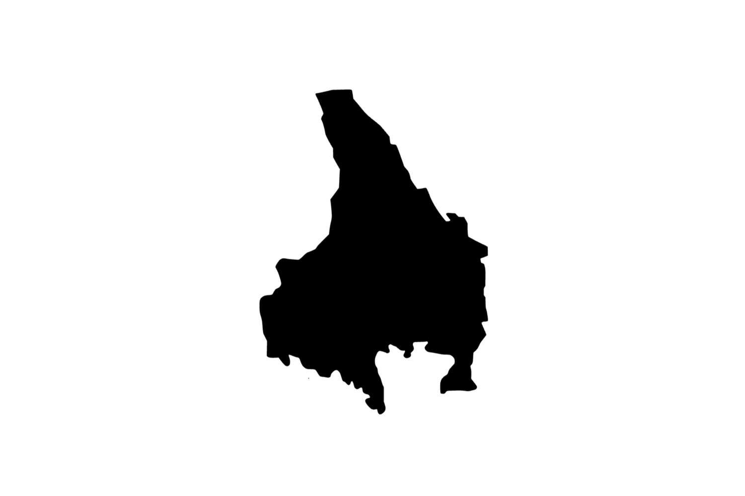 Umriss Värmland Magnet Umriss Värmland Magnet