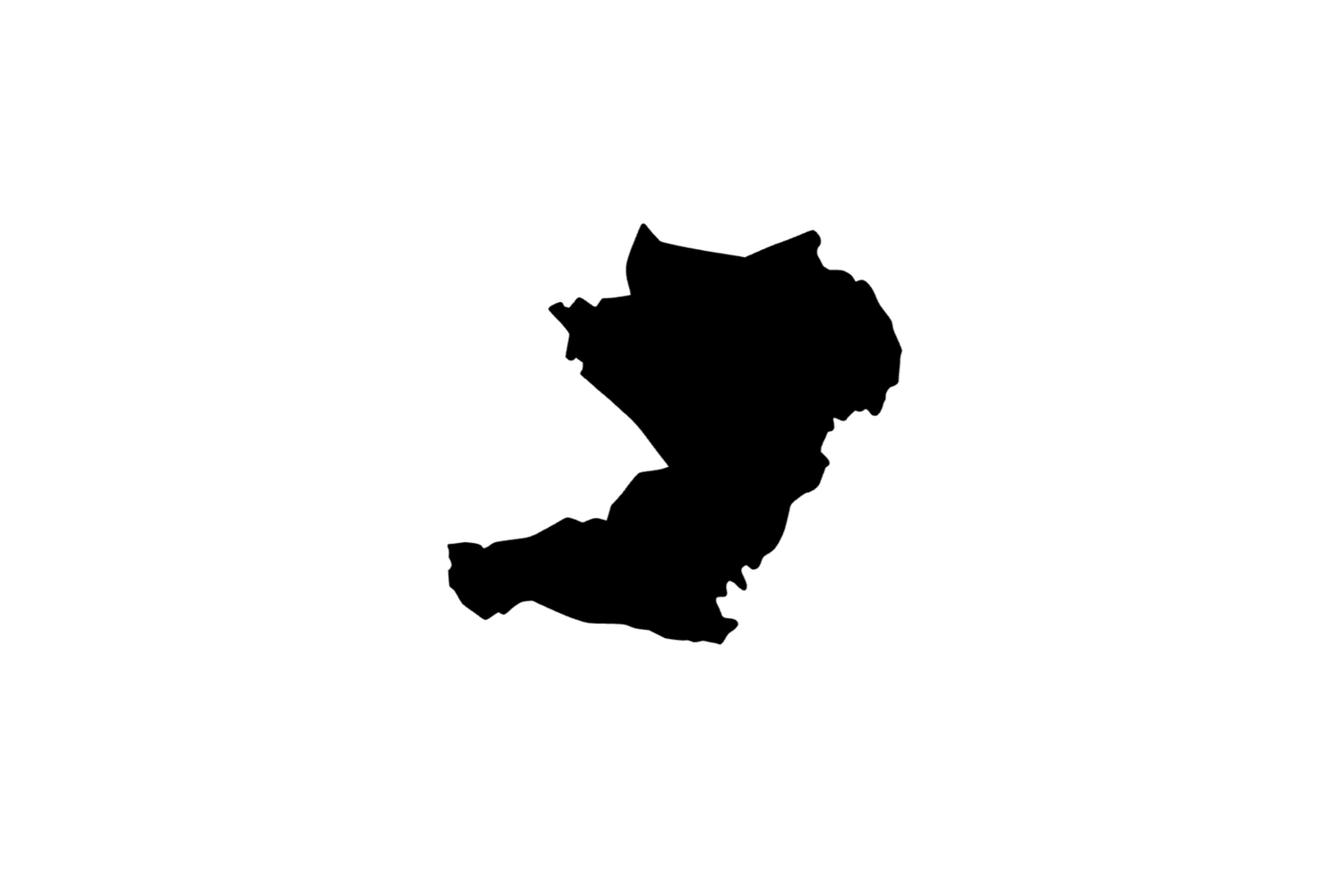 Umriss Västernorrland Magnet