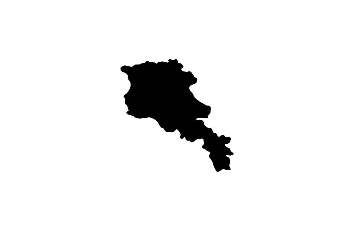 Umriss Armenien Magnet Umriss Armenien Magnet