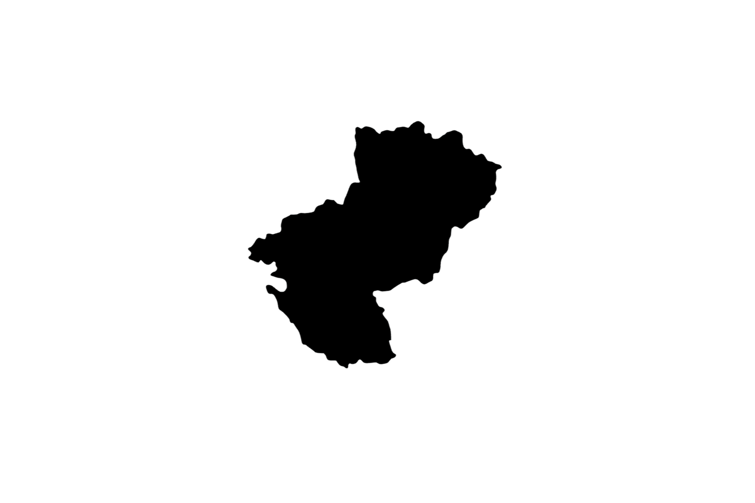 Umriss Pays de la Loire Magnet Umriss Pays de la Loire Magnet